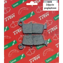 Klocki hamulcowe przód/tył, Droga/Offroad/Skuter, Organic 49x89,9x11mm HONDA CB, CBX, CMX, CN, CX, F